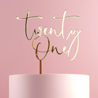 21st Birthday Cake Topper - Cake Topper