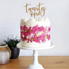 21st Birthday Cake Topper - Cake Topper