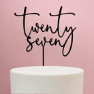 27th Birthday Cake Topper - Cake Topper
