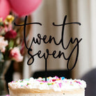 27th Birthday Cake Topper - Cake Topper