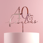 40 & Fabulous Cake Topper - Cake Topper