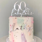 60 & Fabulous Cake Topper - Cake Topper