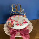 80 & Fabulous Cake Topper - Cake Topper
