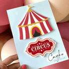 Acrylic Circus Cake Set - Cake charm