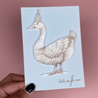 Acrylic Printed Goose Cake Charm - Cake charm