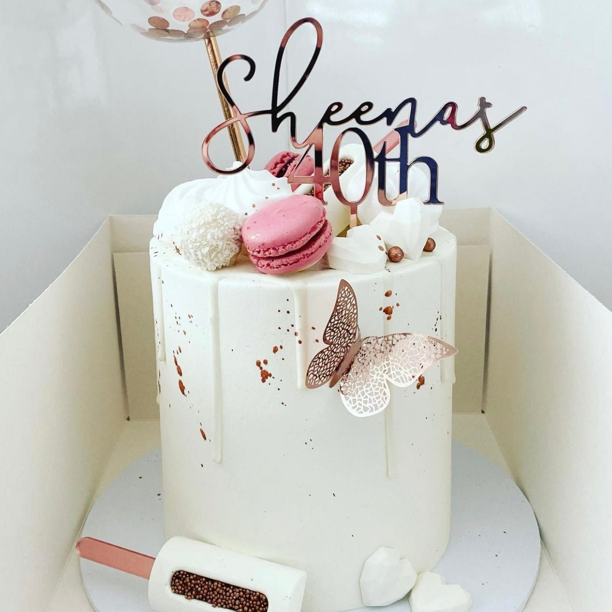 Any Name & Any Age Birthday cake topper - Cake Topper