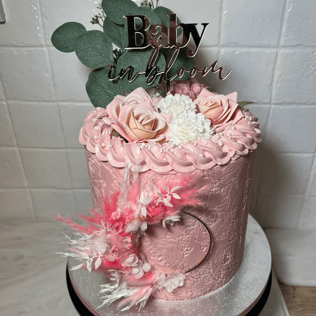 Baby in Bloom Cake Topper - Cake Topper