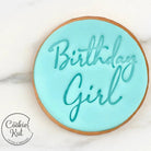 Birthday Girl - Embosser Stamp - Cookie Stamp