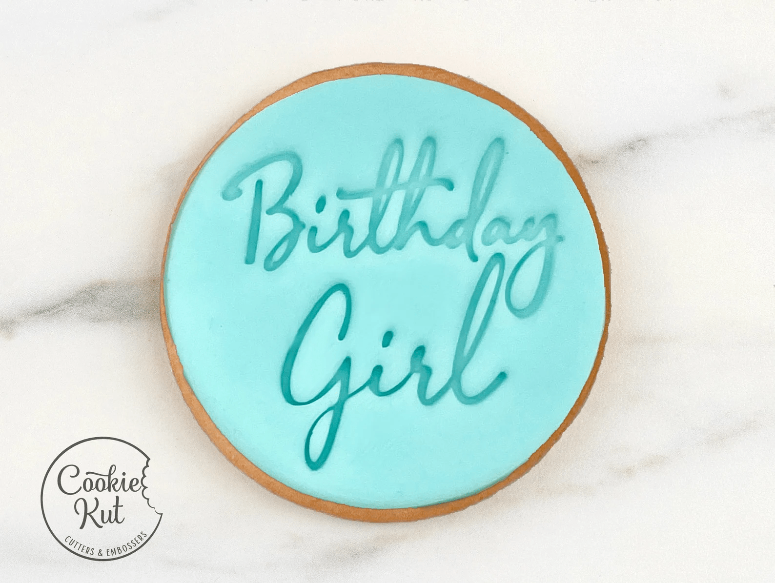 Birthday Girl - Embosser Stamp - Cookie Stamp