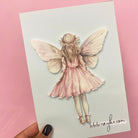 Blonde Fairy Acrylic Cake Charm - Cake charm