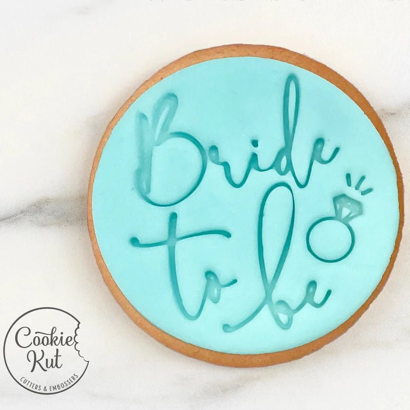 Bride To Be - Engagement/Hen Party Embosser Stamp - Cookie Stamp