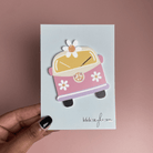 Camper van Cake Charm - Cake charm