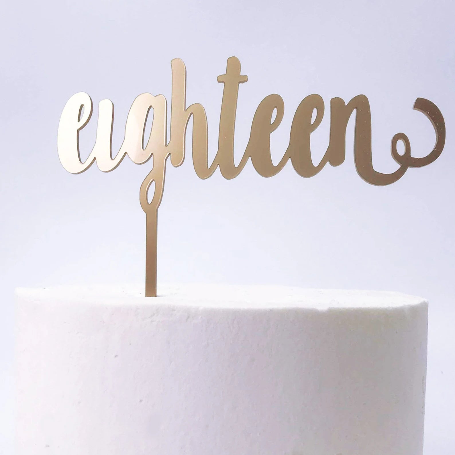 Eighteen Cake Topper - Cake Topper