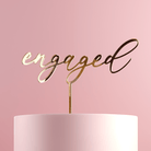 Engaged Cake Topper - Cake Topper