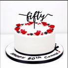 Fifty 50th Birthday Cake Topper - Cake Topper