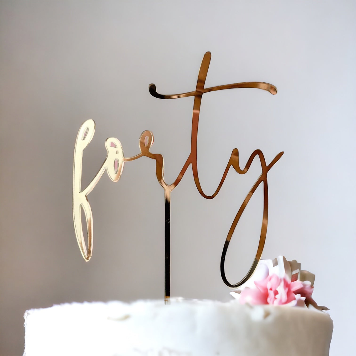 Forty Cake Topper - Cake Topper