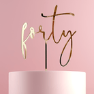 Forty Cake Topper - Cake Topper