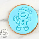 Gingerbread Man - Christmas Fondant Embosser Stamp - Cookie Stamp