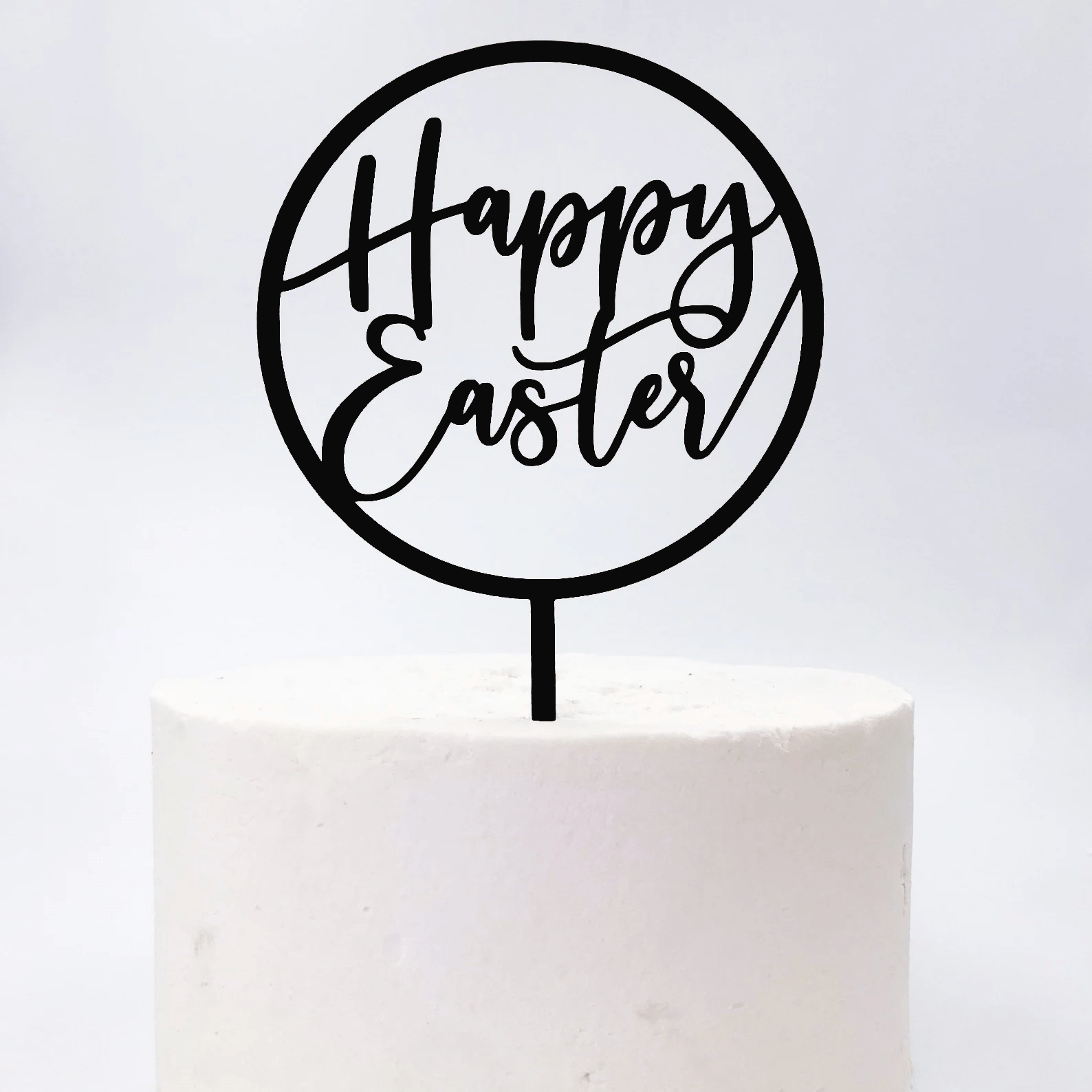 Handmade Happy Easter Topper - Cake Topper