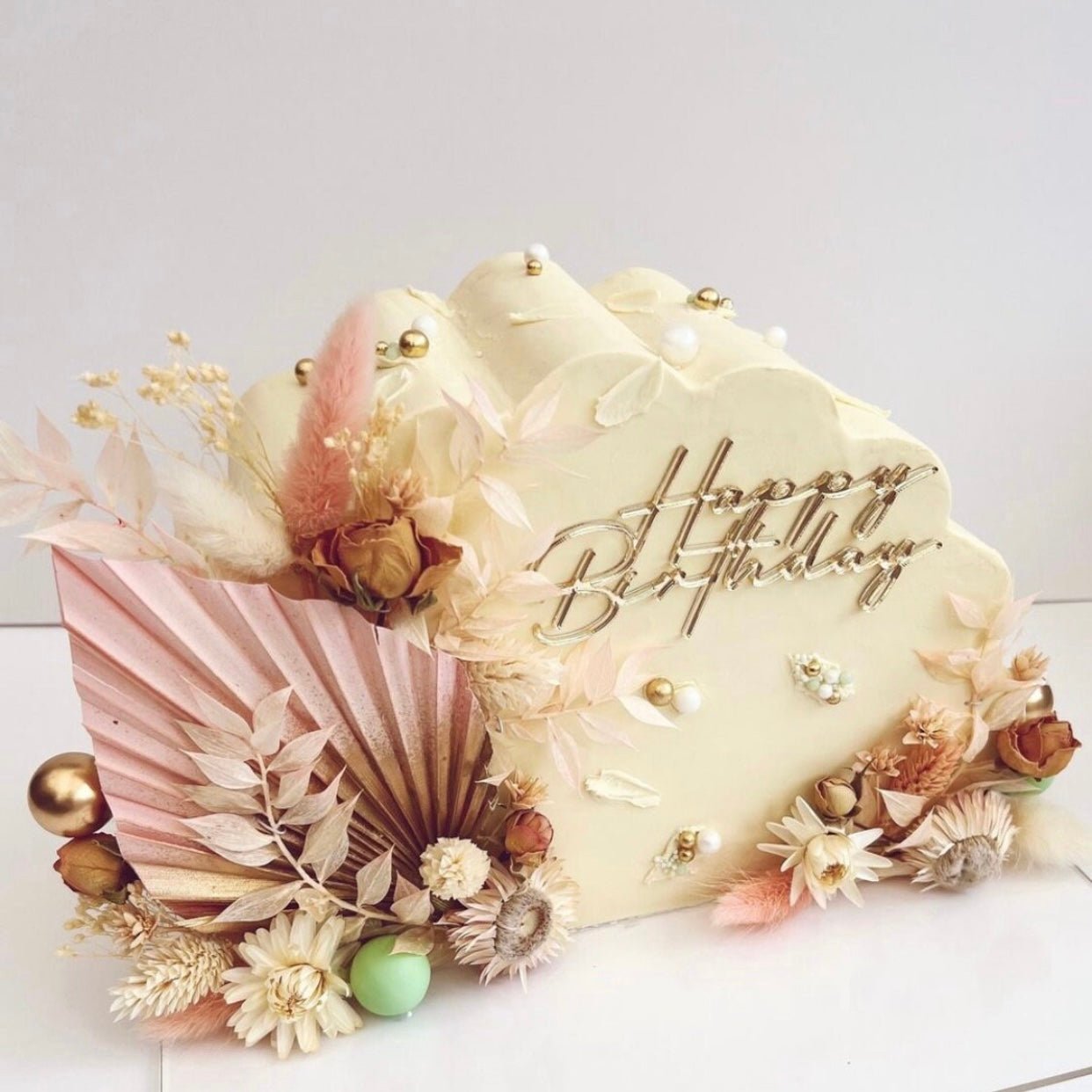 Happy Birthday Sheet Cake Charm - Cake charm