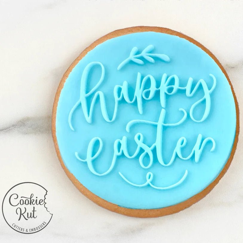 Happy Easter - Easter Reverse Embosser Stamp - Cookie Stamp
