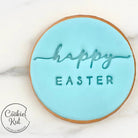 Happy Easter Style 5 - Easter Fondant Stamp - Cookie Stamp