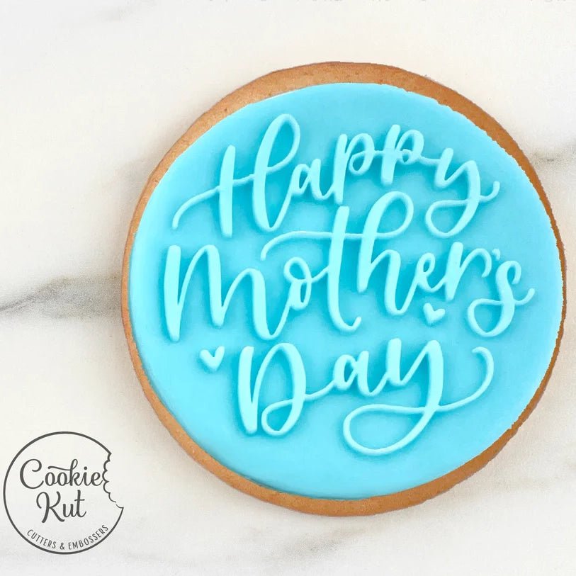 Happy Mother's Day Style 2 - Mother's Day Reverse Embosser Stamp - Cookie Stamp