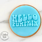 Hello Pumpkin - Halloween Cookie/Biscuit Stamp - Cookie Stamp