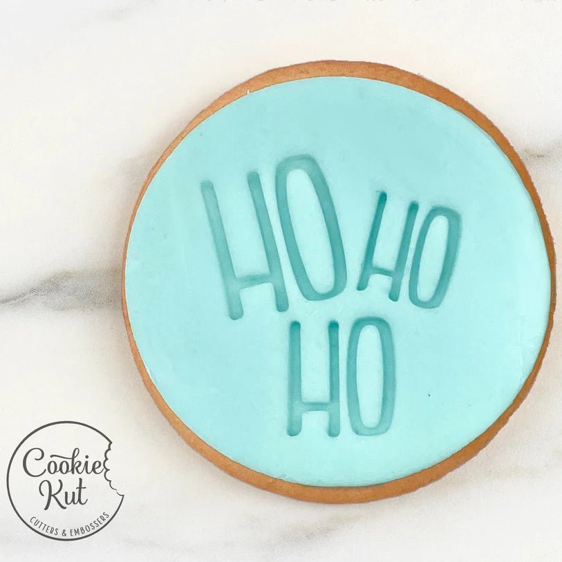 Ho Ho Ho - Christmas Embosser Stamp - Cookie Stamp