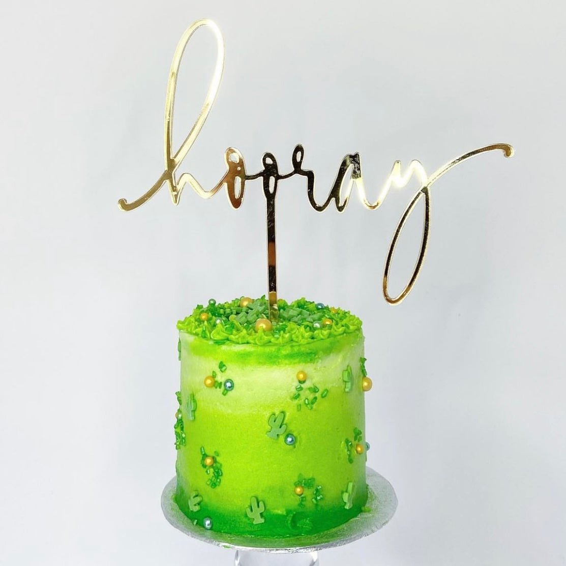 Hooray Cake Topper - Cake Topper