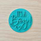 It's A Boy! - Baby Shower Embosser Stamp - Cookie Stamp