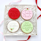 Merry Christmas Style 4 - Christmas Embosser Stamp - Cookie Stamp