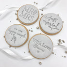 Mr & Mrs Style 1 - Fondant Embosser Stamp - Cookie Stamp