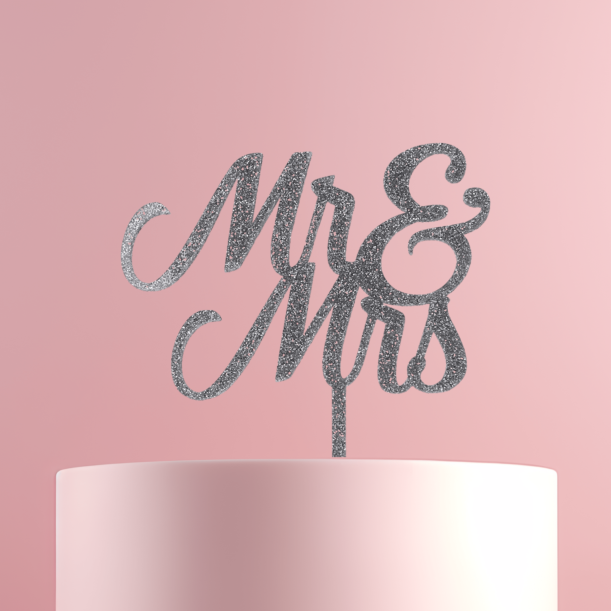 Mr & Mrs Wedding Cake Topper - Cake Topper