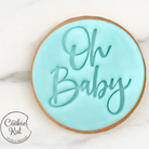 Oh Baby - Baby Shower Embosser Stamp - Cookie Stamp