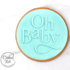 Oh Baby - Reverse Embosser Stamp - Cookie Stamp