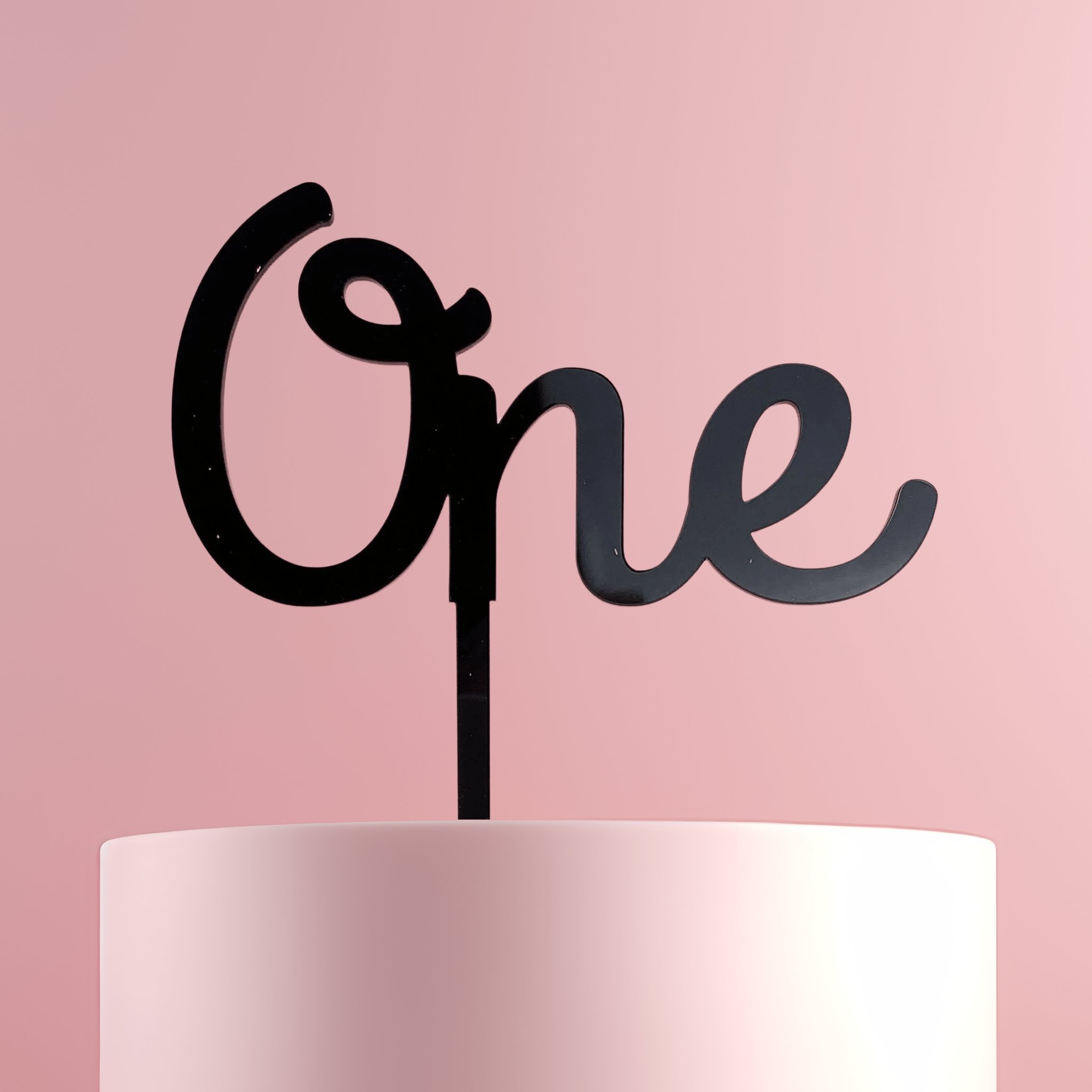One First Birthday Cake Topper - Cake Topper