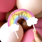 Personalised Acrylic Rainbow Cake Topper - Cake Topper