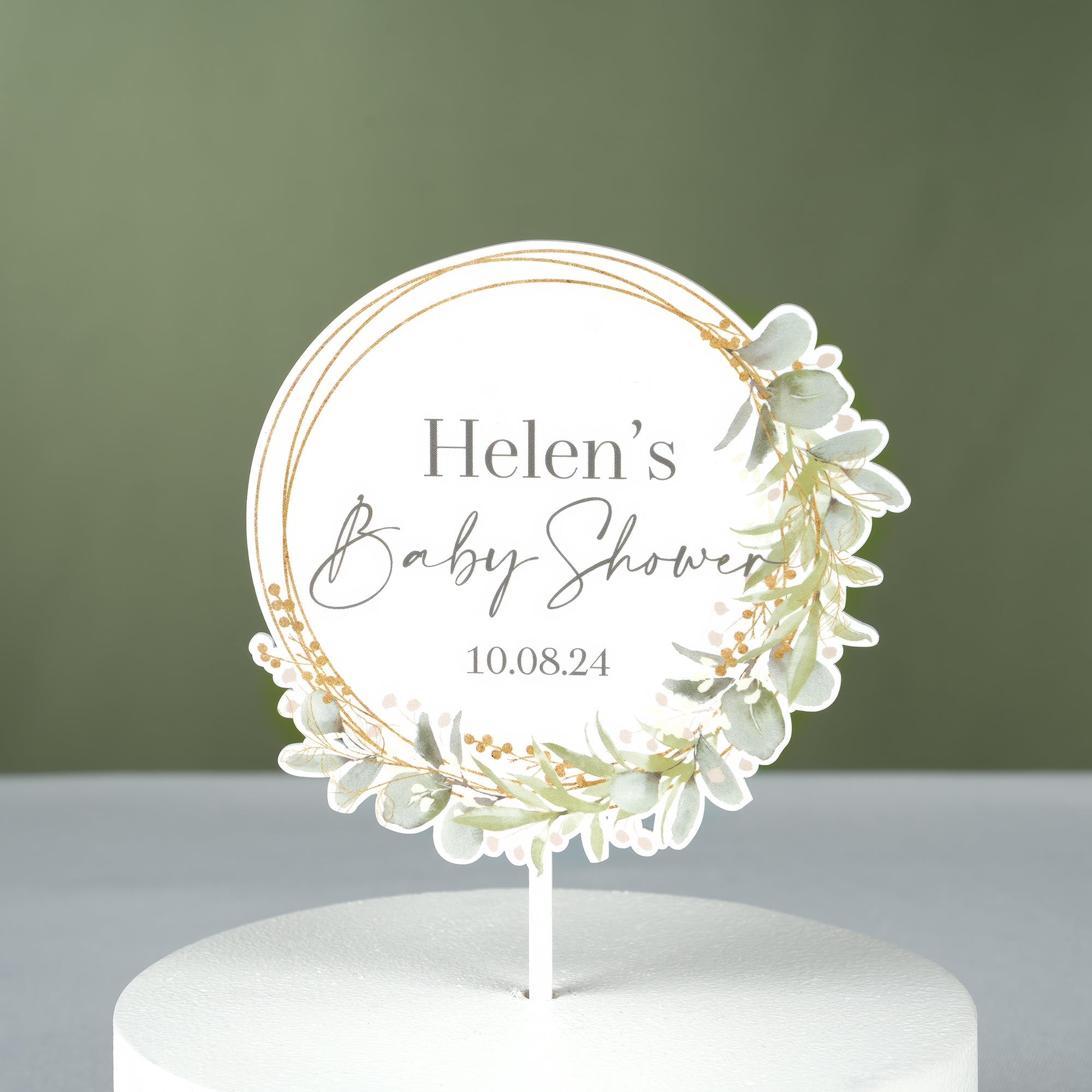 Personalised Baby Shower Cake Topper - Cake Topper