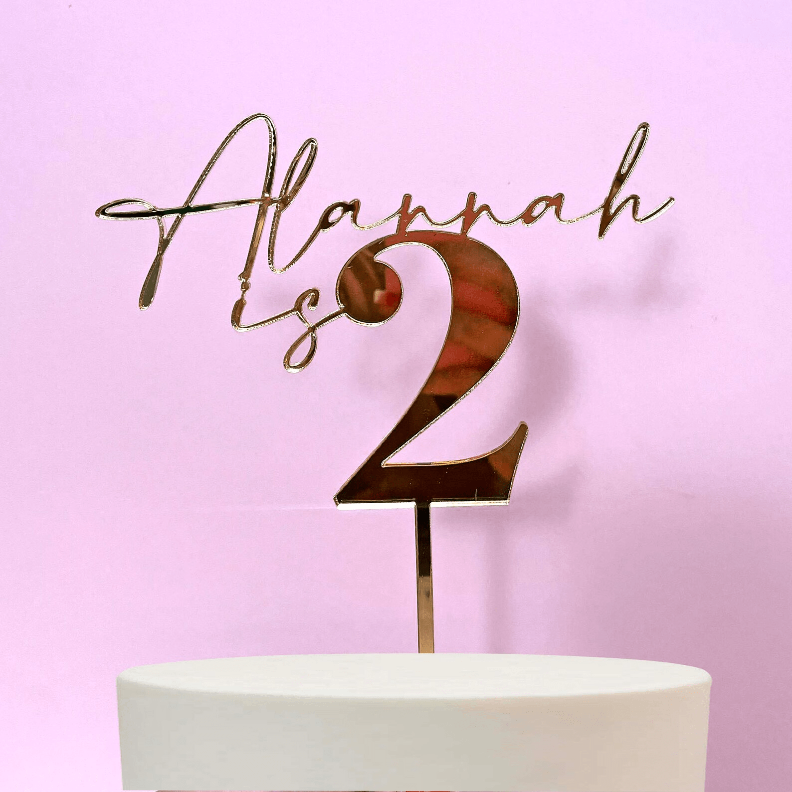 Personalised Birthday Cake Topper - Cake Topper