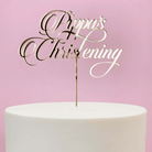 Personalised Christening Cake Topper - Cake Topper