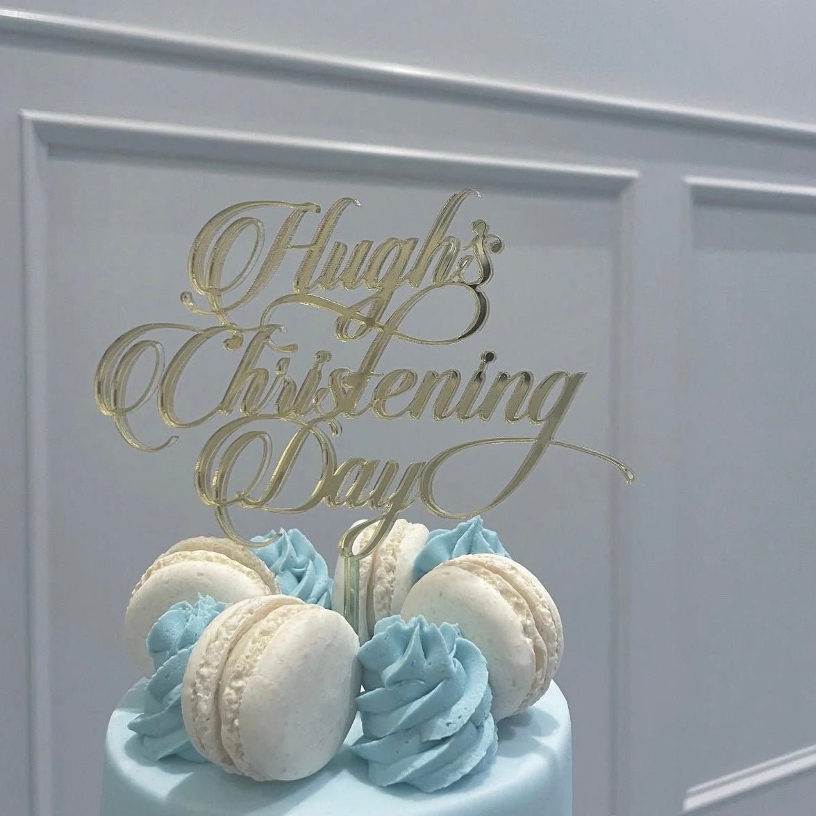 Personalised Christening Cake Topper - Cake Topper