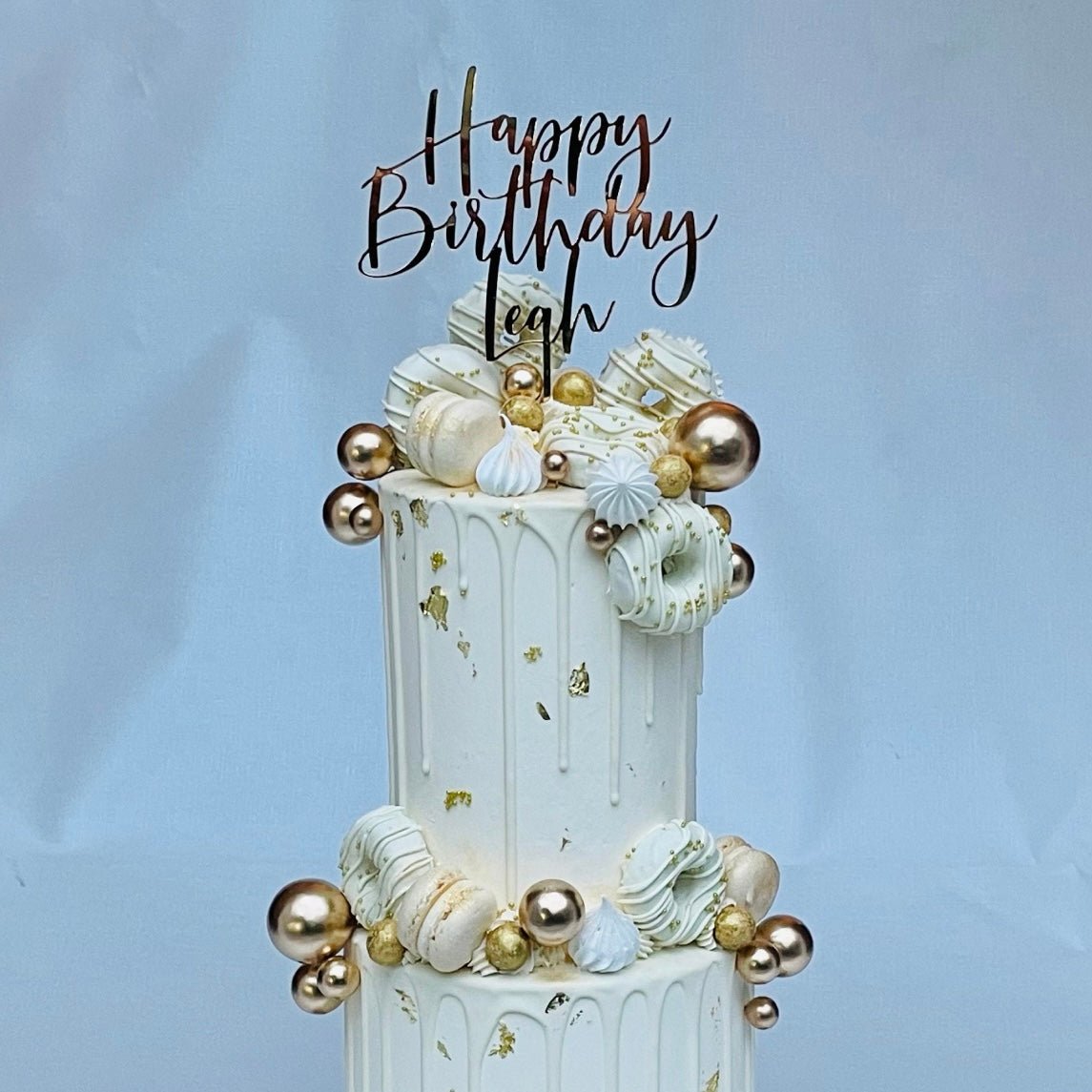 Personalised Happy Birthday cake Topper - Cake Topper