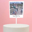 Personalised Polaroid Cake Topper -