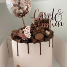 Personalised wedding Cake Acrylic Topper - Cake Topper
