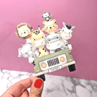 Printed Acrylic Car Safari Charm - Cake charm