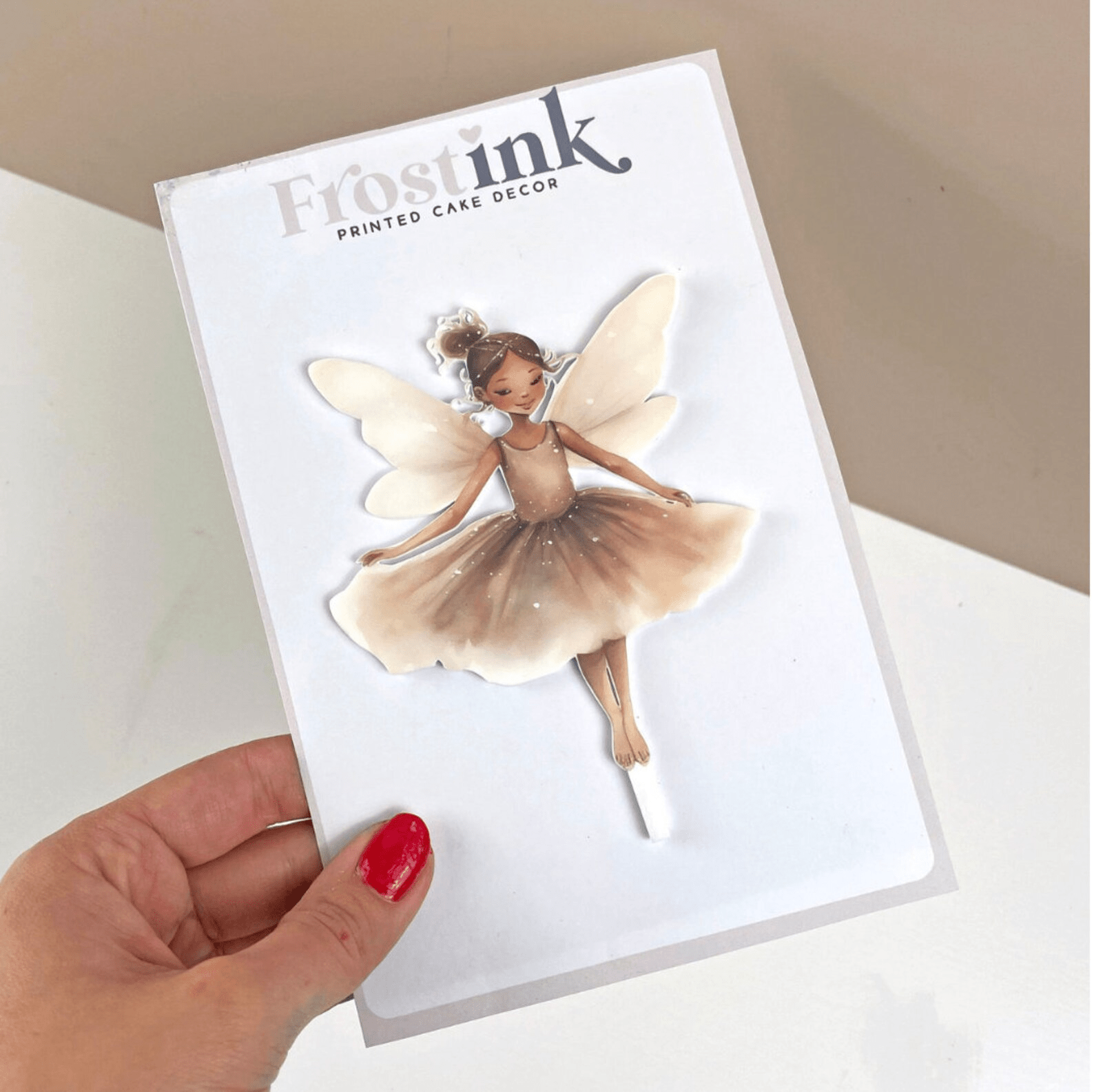 Printed Acrylic Fairy Cake Topper - Cake Topper