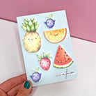 Printed Acrylic Fruit Cake Charms - Cake charm