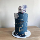 Printed Acrylic Space Man Cake Charm - Cake charm