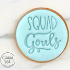 Squad Gouls - Halloween Embosser Stamp - Cookie Stamp